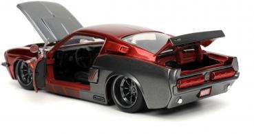 Jada Modellauto Hollywood Rides Marvel Star Lord 1967 Ford Mustang mit Figur 1:24 253225019