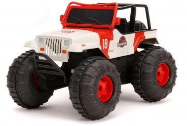 Jada ferngesteuertes Fahrzeug Auto Hollywood R. RC Jurassic World Sea and Land Jeep 1:16 253255045