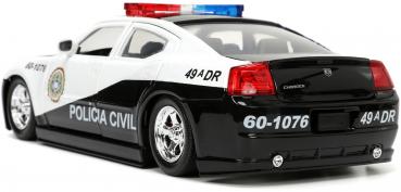 Jada Modellauto Hollywood Rides Fast & Furious 2006 Dodge Charger Police 1:24 253203079