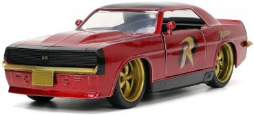 Jada Modellauto Hollywood Rides DC Robin 1969 Chevy Camaro mit Figur 1:32 253253011