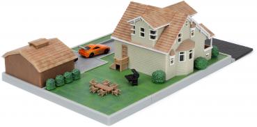 Jada Modellauto Hollywood Rides Fast & Furious Nano Dom's House Display Diorama 253203081