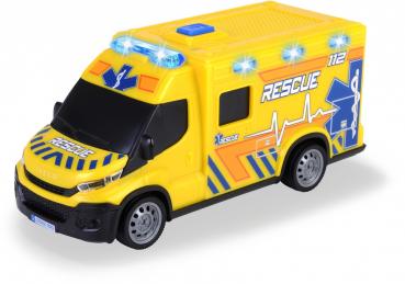 Dickie Spielfahrzeug Krankenwagen Go Real / SOS Iveco Daily Ambulance 203713014