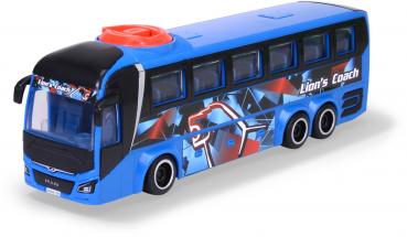 Dickie Spielfahrzeug Bus Go Real / City MAN Lion's Coach 203744017