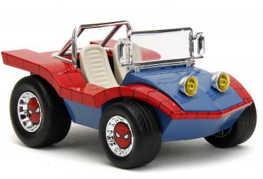 Jada Modellauto Hollywood Rides Marvel Spider-Man Buggy mit Figur 1:24 253225030