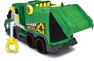 Dickie Spielfahrzeug Müllwagen Go Action / City Heroes Recycling Truck 203307001