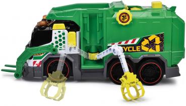 Dickie Spielfahrzeug Müllwagen Go Action / City Heroes Recycling Truck 203307001