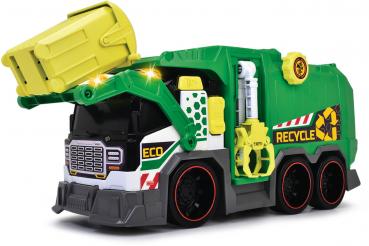 Dickie Spielfahrzeug Müllwagen Go Action / City Heroes Recycling Truck 203307001