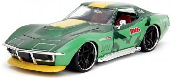 Jada Modellauto Hollywood Rides Street Fighter 1969 Chevrolet Stingray mit Figur 1:24 253255061