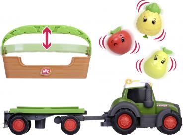 ABC Baby- & Kleinkindspielzeug Traktor mit Anhänger Freddy Fruit Trailer 204115010