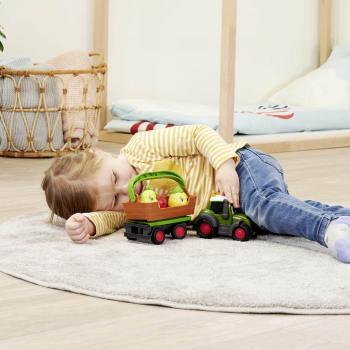 ABC Baby- & Kleinkindspielzeug Traktor mit Anhänger Freddy Fruit Trailer 204115010