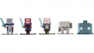 Jada Sammelfigur Nano MetalFigs Minecraft Legends Welle 9 18er Pack 1,65 Zoll 4 cm 253265011