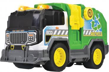 Dickie Spielfahrzeug Müllwagen Auto Go Action / City Heroes Recycle Truck 203306021