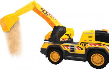 Dickie Spielfahrzeug Baustelle Bagger Auto Go Action / City Heroes Excavator Truck 203306026