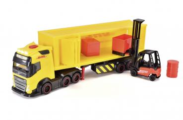 Dickie Spielfahrzeug LKW Go Real / City DHL Truck 203747018