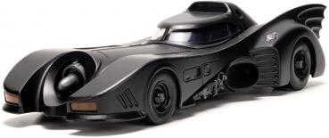 Jada Modellauto Hollywood Rides Batman 1989 Batmobile mit Figur 1:24 253215013