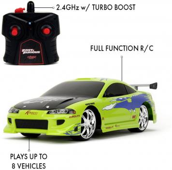 Jada ferngesteuertes Fahrzeug Auto Hollywood Rides RC Fast & Furious 1995 Mitsubishi 1:16 253206014