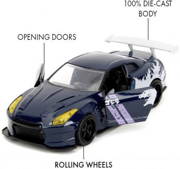 Jada Modellauto Hollywood Rides Godzilla 2009 Nissan GTR R35 1:32 253252054