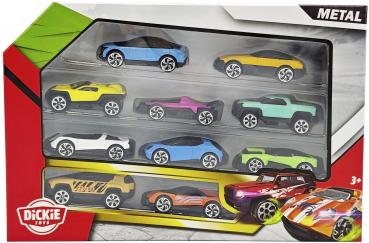 Dickie Spielfahrzeug Go Action / Play & Store Die-cast Vehicles 10er Pack 203332000