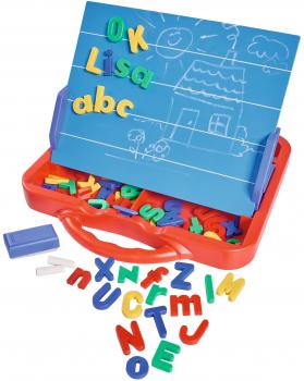 Simba Spielzeug Spielwelt Tafeln ART & FUN ABC Magnettafel im Koffer 106304026