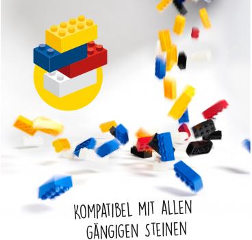 Simba Konstruktionsspielzeug Bausteine Blox 1000 Teile 4er gelb 104114116