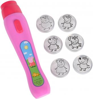 Simba Spielzeug Spielwelt Peppa Pig Light Projector mit 6 Motiven 109262386