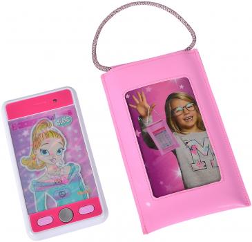 Simba Spielzeug Spielwelt Accessoires Girls Smartphone mit Tasche 105562049