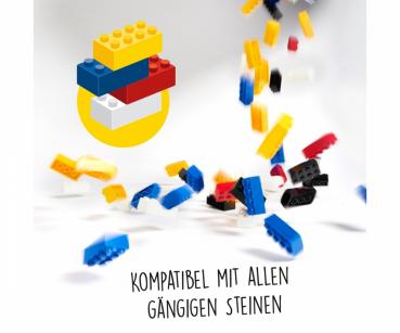 Simba Konstruktionsspielzeug Bausteine Blox 100 Teile 4er braun 104114533