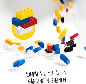 Simba Konstruktionsspielzeug Bausteine Blox 1000 Teile 4er grün 104114552