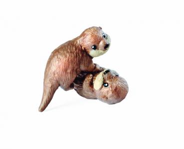 Simba Puppe Steffi Love Otter Babies 2x Tierbaby und Trinkflasche 105733586