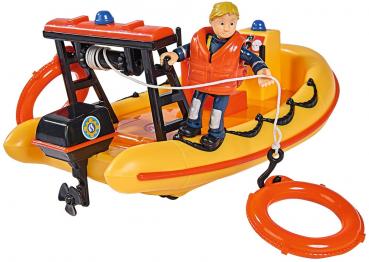 Simba Spielfahrzeug Feuerwehr Boot Feuerwehrmann Sam Neptune, Boot mit Figur 109252571