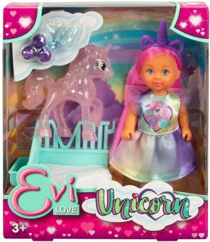 Simba Puppe Evi Love mit Unicorn Einhorn 105733728