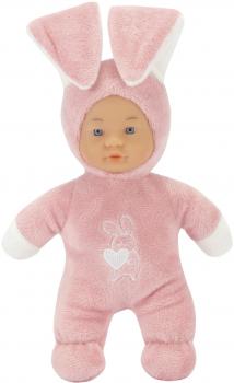 Simba Puppe Babypuppe Laura Funny Bunny im Hasenoutfit aufstellbare Ohren 105010514