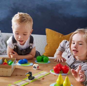 HABA Kinderspiel Wettlaufspiel Meine ersten Spiele Erster Obstgarten 1004655001