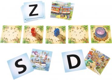 HABA Supermini-Mitbringspiel Buchstabenspiel ABC Zauberduell 1004912001