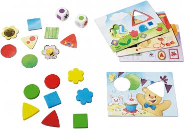 HABA Kinderspiel Zuordnungsspiel Meine ersten Spiele Teddys Farben und Formen 1005878001