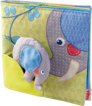 HABA Babywelt Babyspielbuch Stoffbuch Elefant Egon 1300146001