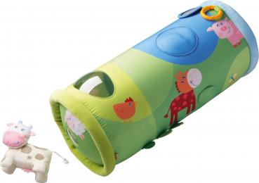 HABA Babywelt Spieltrainer Krabbelrolle Bauernhof 1301197001