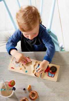 4 Teile HABA Kinder Greifpuzzle Landleben 1303185001