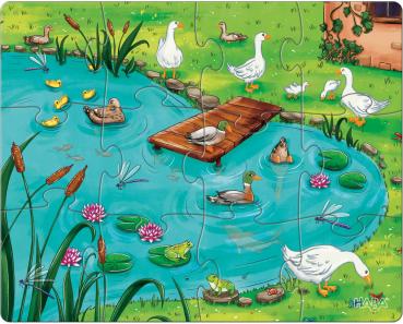 12, 15, 18 Teile HABA Kinder Puzzle Bauernhoftiere 1305237001