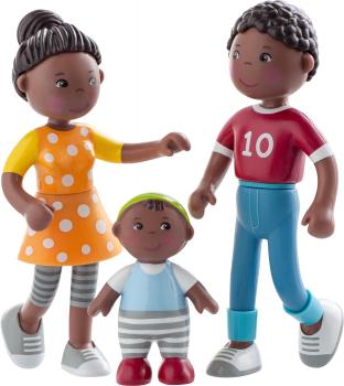 HABA Biegepuppe Figuren Little Friends Spielset Familienzeit 1306696001