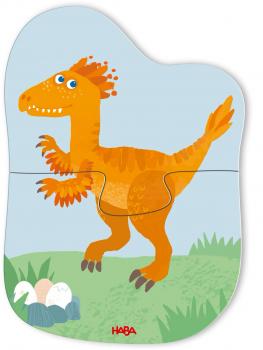 2, 3, 4 Teile HABA Kinder Puzzle 6 erste Puzzles Dinos 1307186001