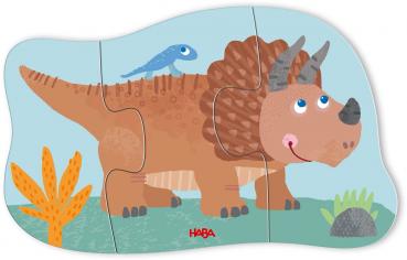 2, 3, 4 Teile HABA Kinder Puzzle 6 erste Puzzles Dinos 1307186001