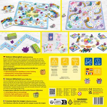 HABA Kinderspiel Spielsammlung Einhorn Glitzerglück – Spielesammlung 2010879001