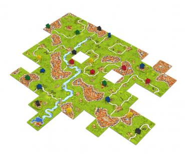 Hans im Glück Familienspiel Strategiespiel Carcassonne Version 2021 HIGD0112