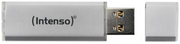 Intenso USB Stick 128GB Speicherstick Alu Line silber