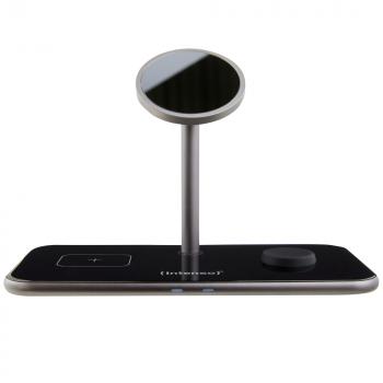 Intenso 3in1 Magnetic Wireless Chraging Stand MB13 Ladestation für 3 Geräte schwarz