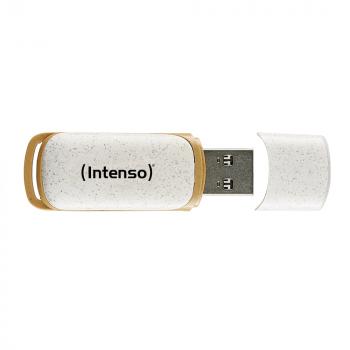 Intenso USB Stick 64GB Speicherstick recyclefähig Green Line beige braun USB 3.2