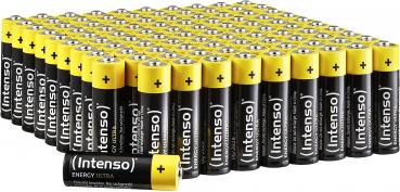 100 Intenso Energy Ultra AA / Mignon Alkaline Batterien im 10er Karton