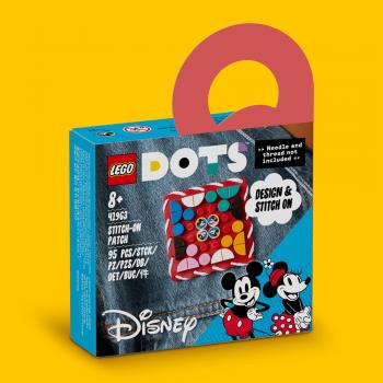 LEGO® DOTS Micky und Minnie Kreativ-Aufnäher 95 Teile 41963