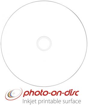 50 Primeon Rohlinge CD-R Audio full printable photo on disc 80 Minuten Musik Spindel